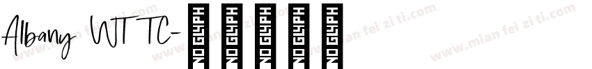 Albany WT TC字体转换